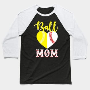 Ball Mom Softball Player Baseball T-Shirt